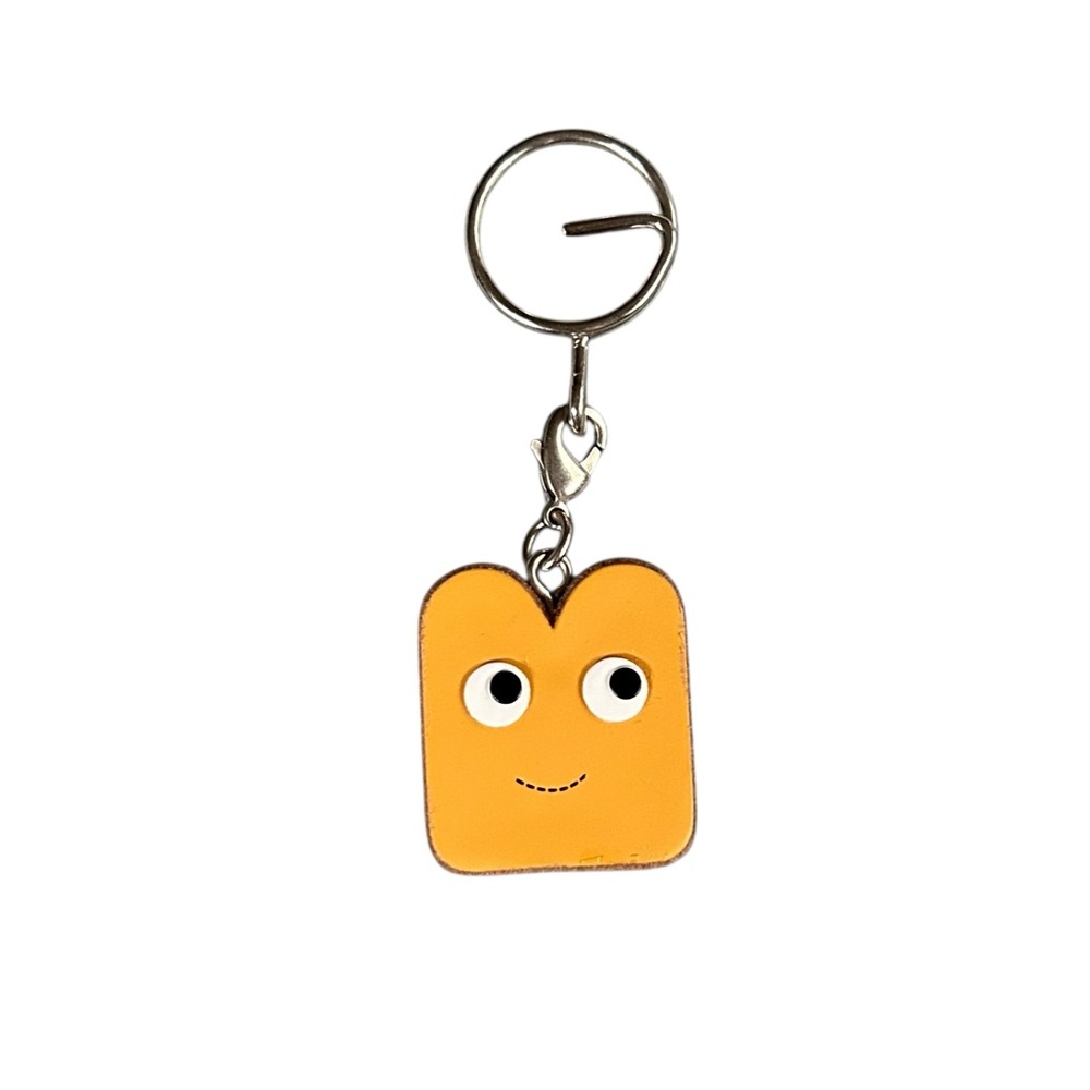 Kidrobot Yummy Breakfast Keychain Series 2008 Happy Toast Bag Charm Kawaii + Box - Picture 3 of 10